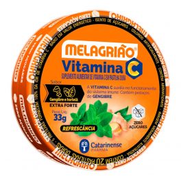 Melagrião Pastilha Vitamina C Extra Forte lata