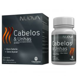 Nuova Cabelos e Unhas Suplemento de vitaminas e minerais em capsula