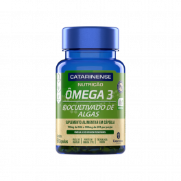 Ômega 3 Biocultivado de Algas Catarinense Nutrição Frasco 60 Cápsulas